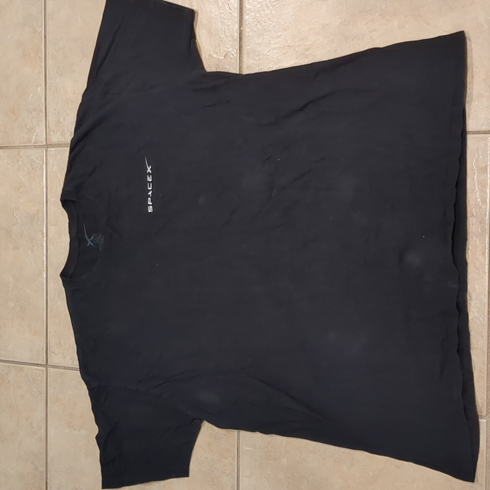 Space X Dragon Black T-shirt Size 2X